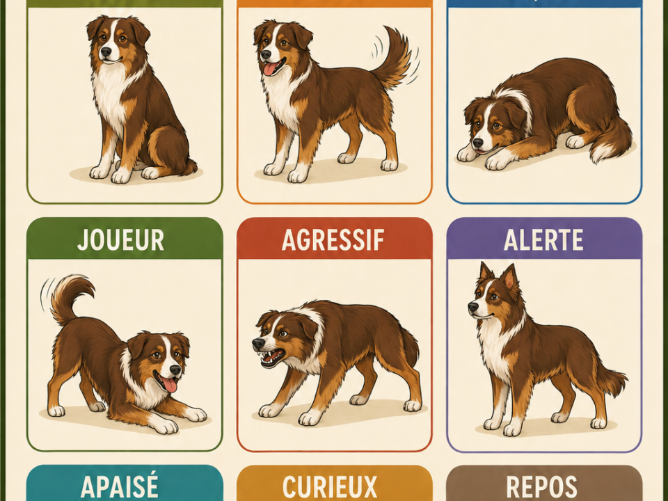 Le langage canin, expression des émotions canines.